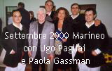 Settembre 2000 Marineo 
con Ugo Pagliai 
e Paola Gassman
